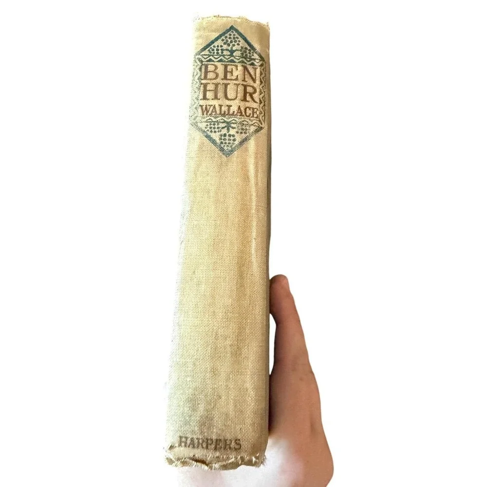 Antique Ben-Hur Book 1908 Wallace Memorial Edition Lew Wallace Tale of Christ